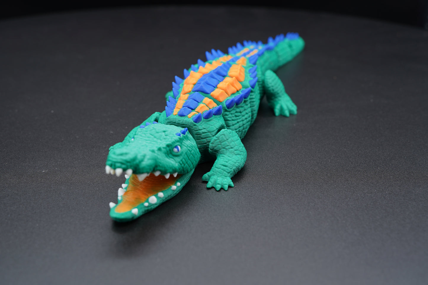 Crocodile – Articulated 3D Printed Crocodile (10" × 1")