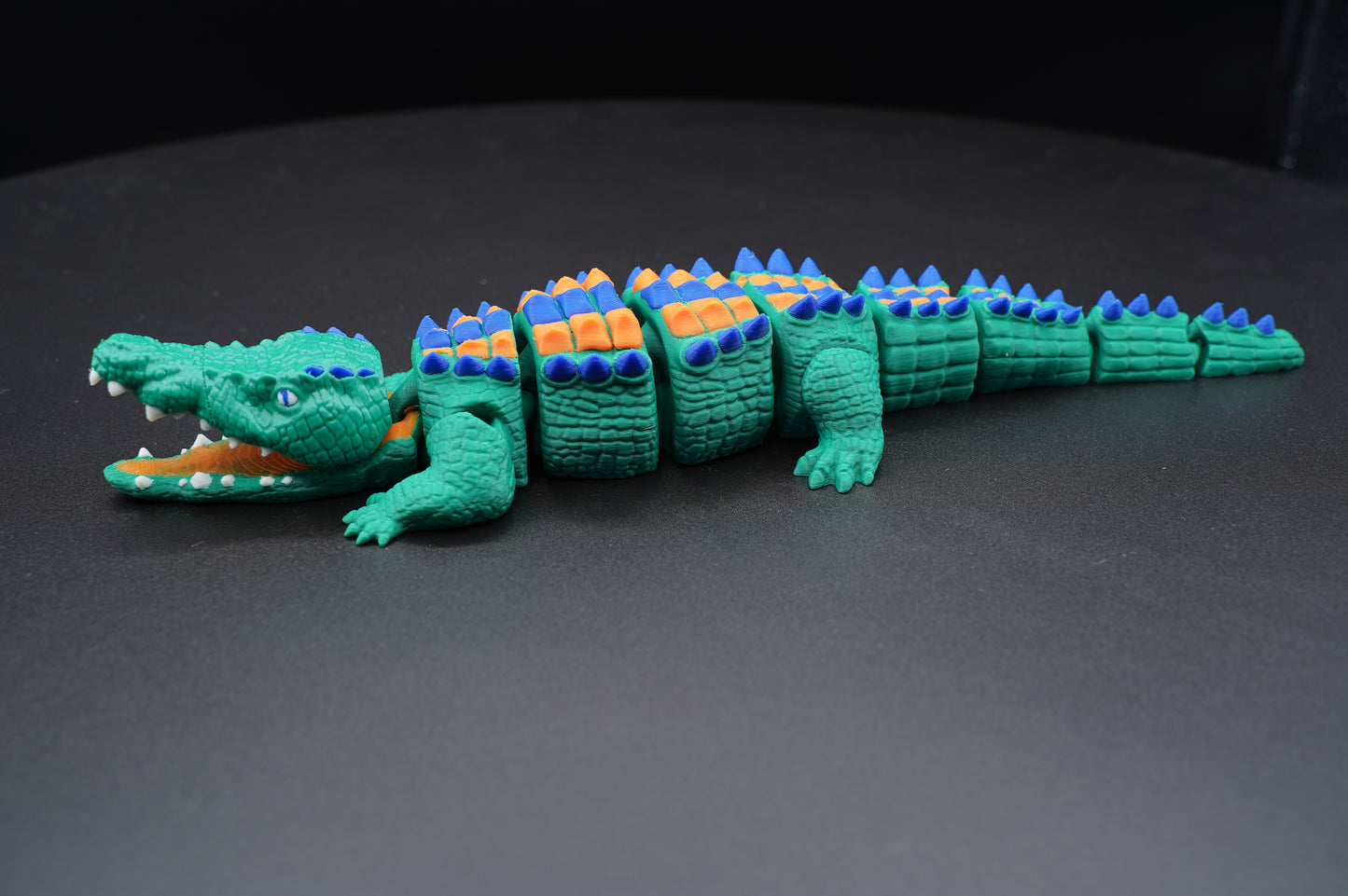Crocodile – Articulated 3D Printed Crocodile (10" × 1")