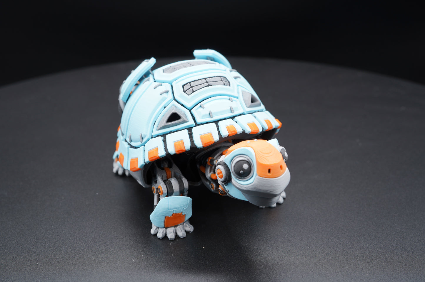 RoboTortoise – Articulated 3D Printed Tortoise (6" × 3")