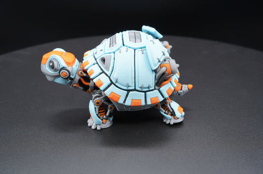 RoboTortoise – Articulated 3D Printed Tortoise (6" × 3")