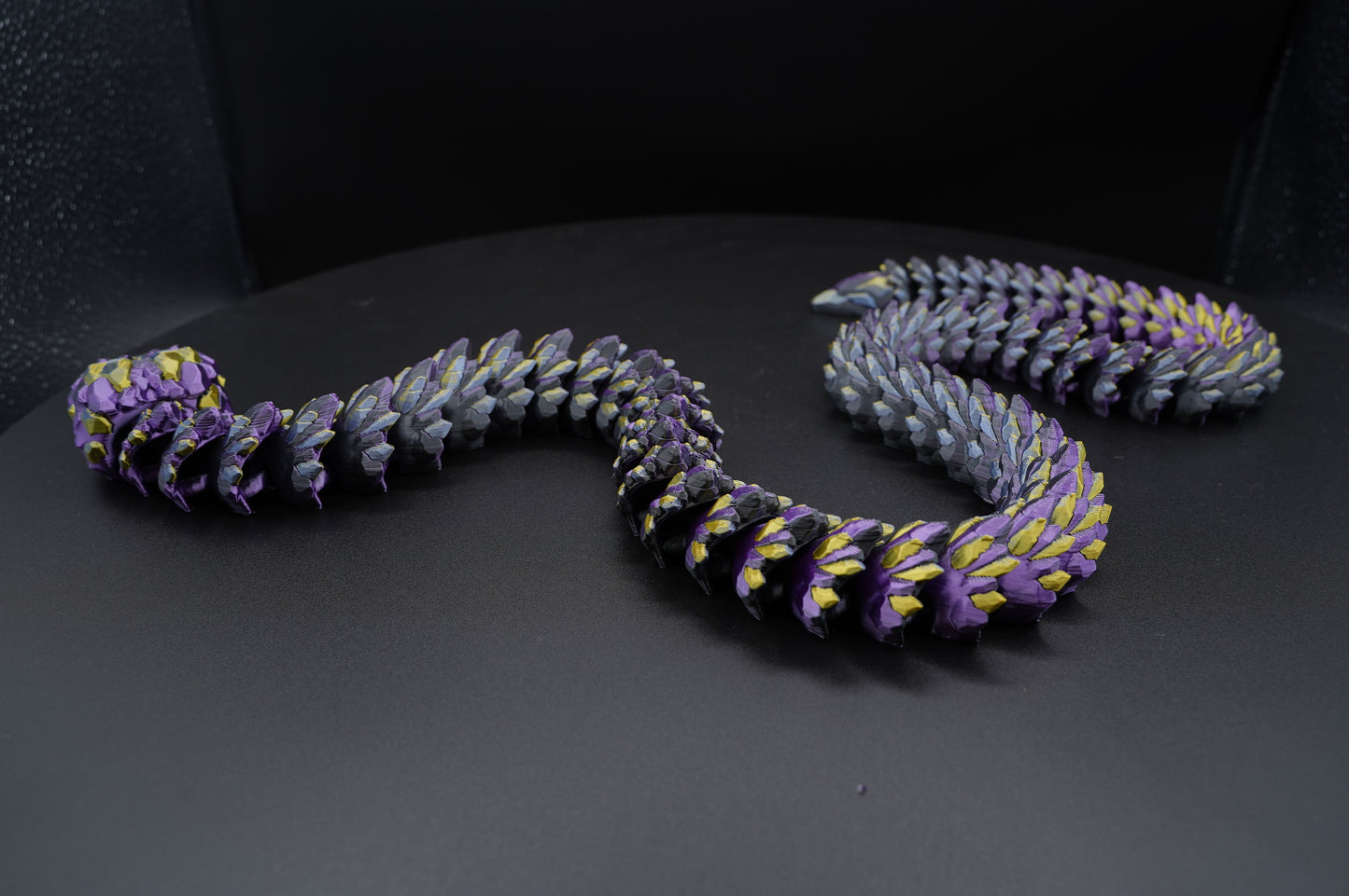 30" Snake 2C – Articulated 3D Printed Snake (35" × 1.25")
