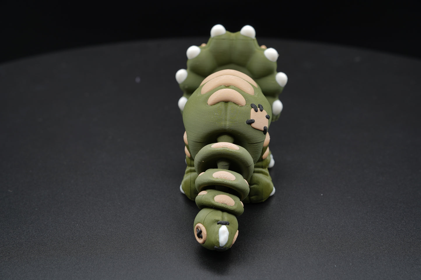 Stuffed Triceratops – Articulated 3D Printed Dinosaur (6" × 3")