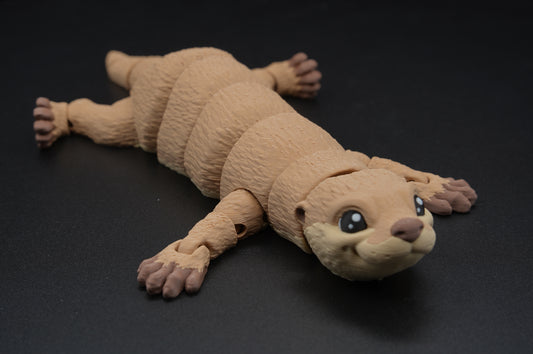 River Otter – Articulated 3D Printed Otter (9" × 1.25")