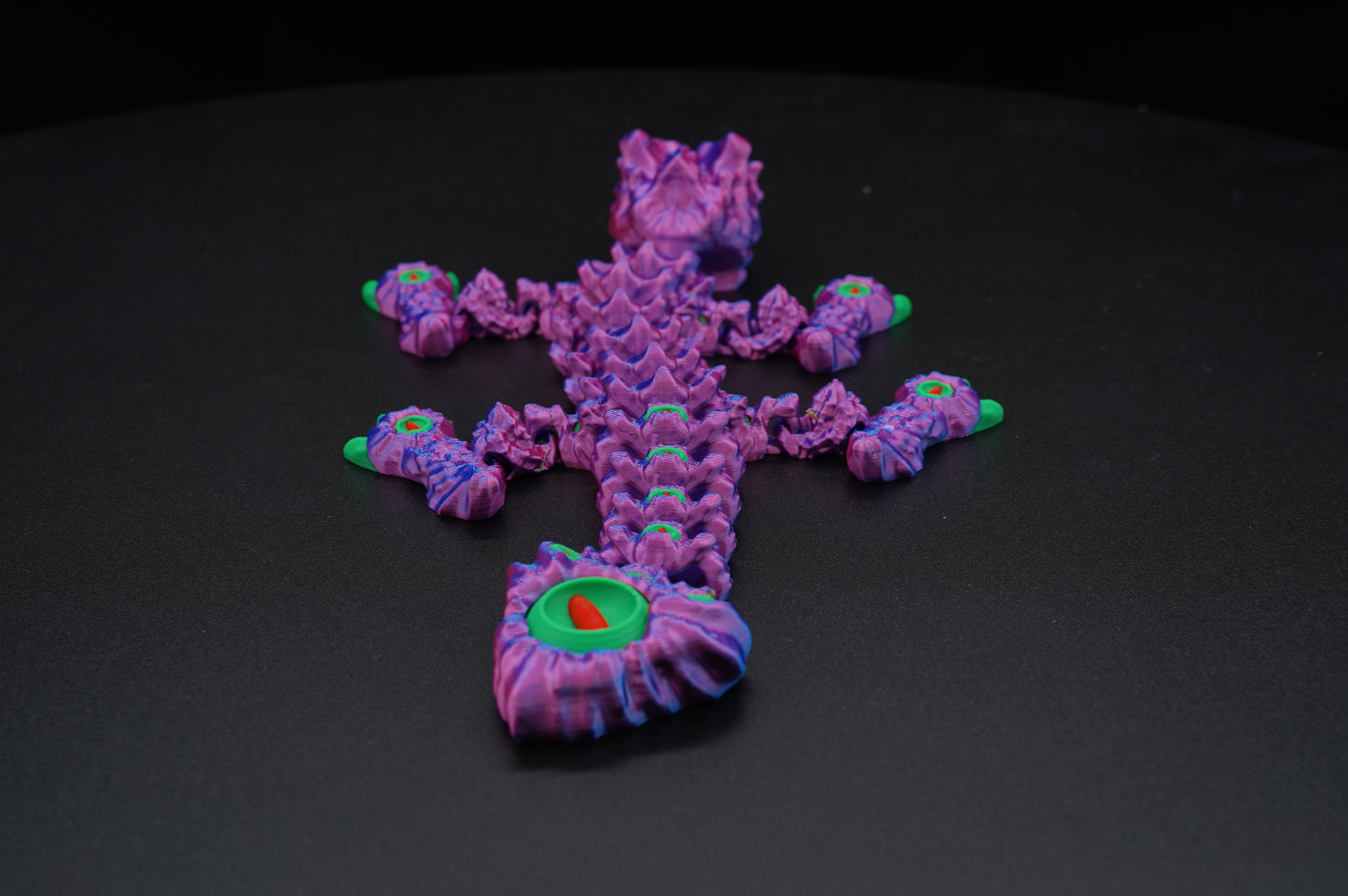 Baby Cursed Dragon – Articulated 3D Printed Dragon (9" × 1.5")