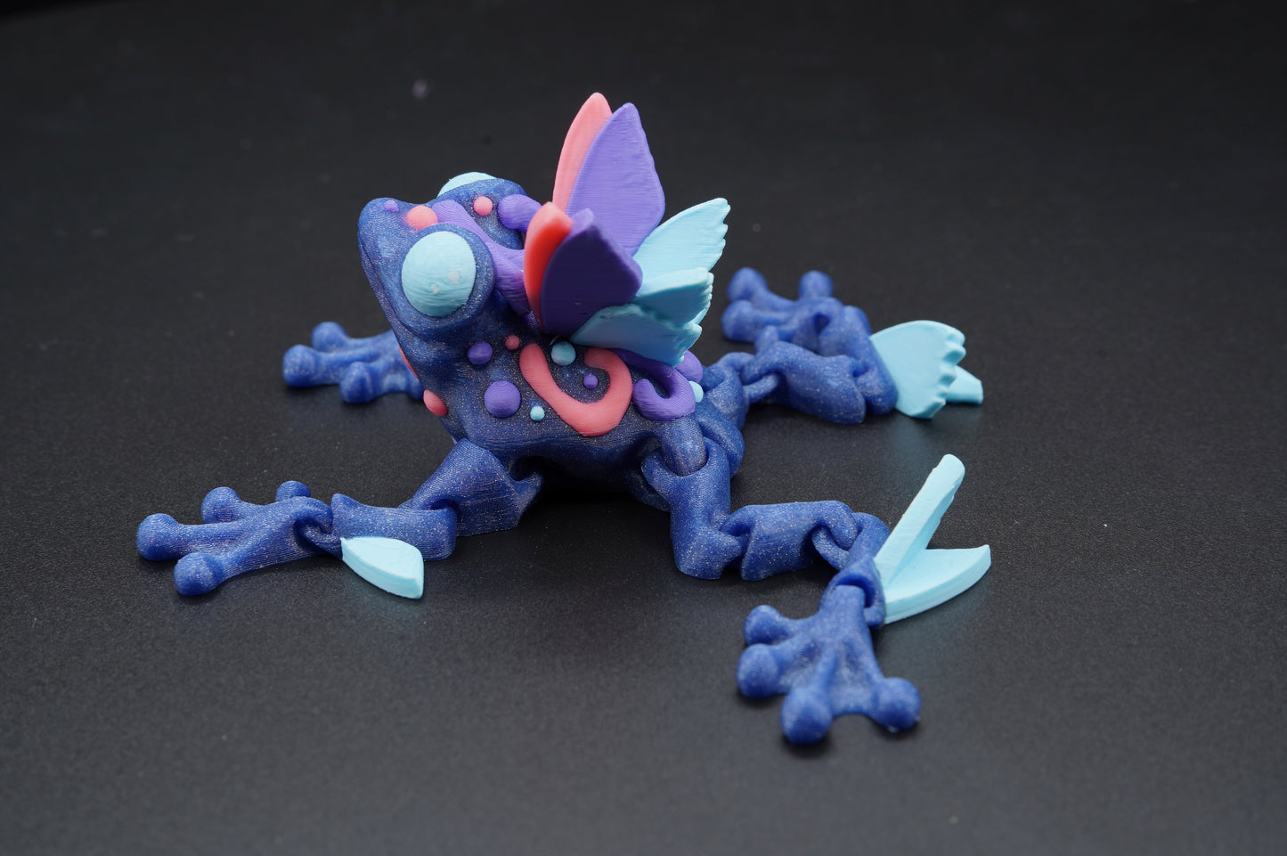 Flutter Frog – Articulated 3D Printed Frog (5" × 2")