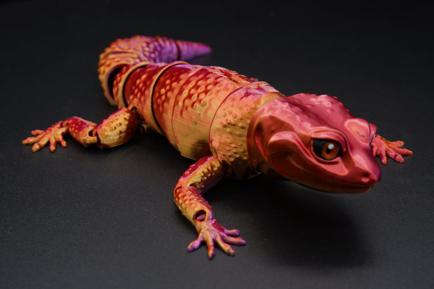Leopard Gecko – Articulated 3D Printed Gecko (10" × 1.75")