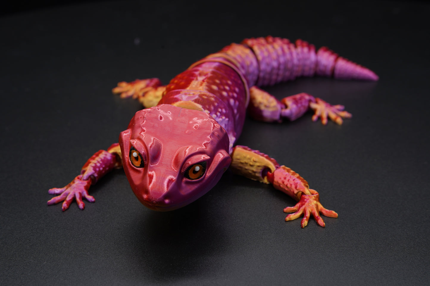 Leopard Gecko – Articulated 3D Printed Gecko (10" × 1.75")