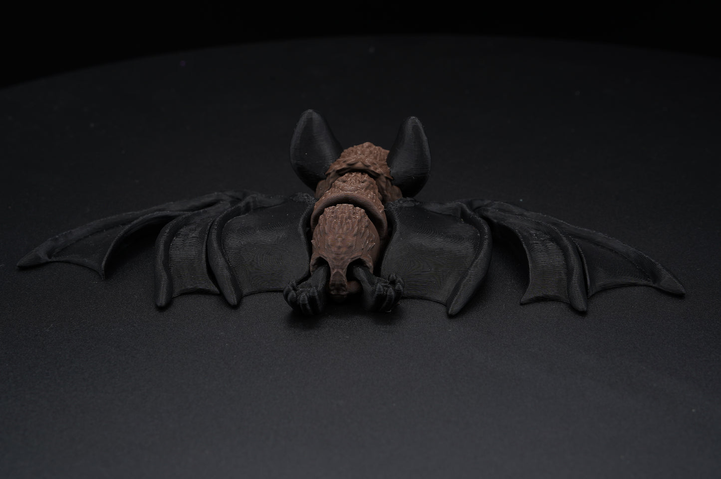 Bat – Articulated 3D Printed Bat (4" L × 9" W × 2" H)