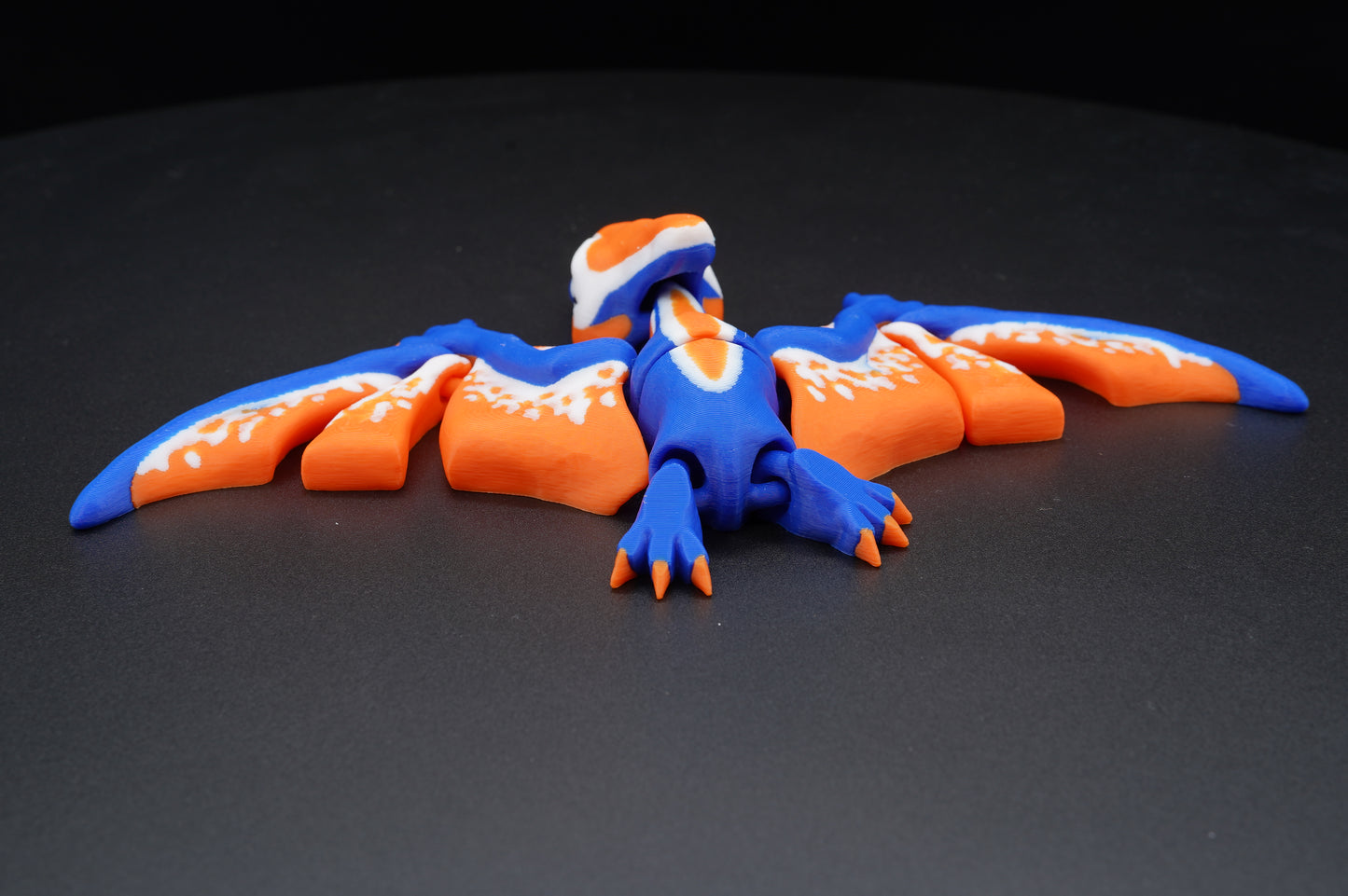 Pterodactyl – Articulated 3D Printed Dinosaur (5.5" L × 9" W × 1.5" H)
