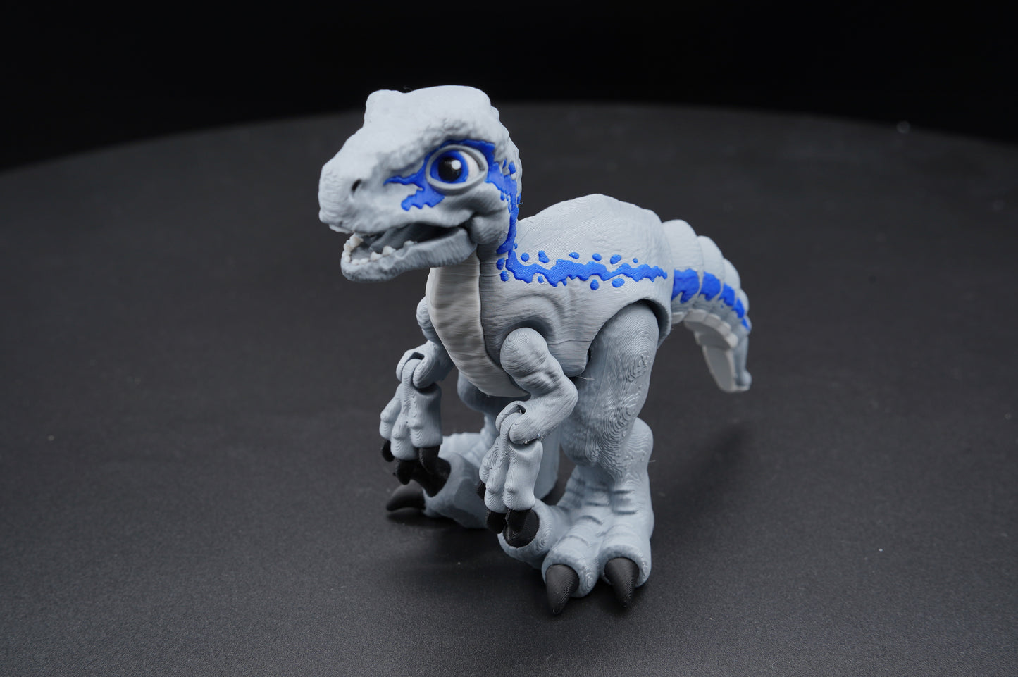 Veloci Raptor – Articulated 3D Printed Dinosaur (5.5" × 4")