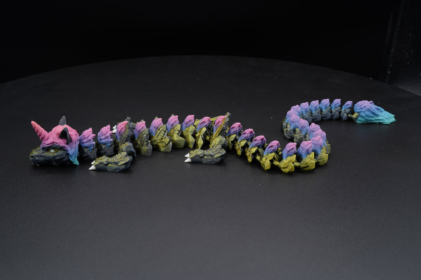 16.5" Alicorn Dragon – Articulated 3D Printed Dragon (16.5" × 1.5")