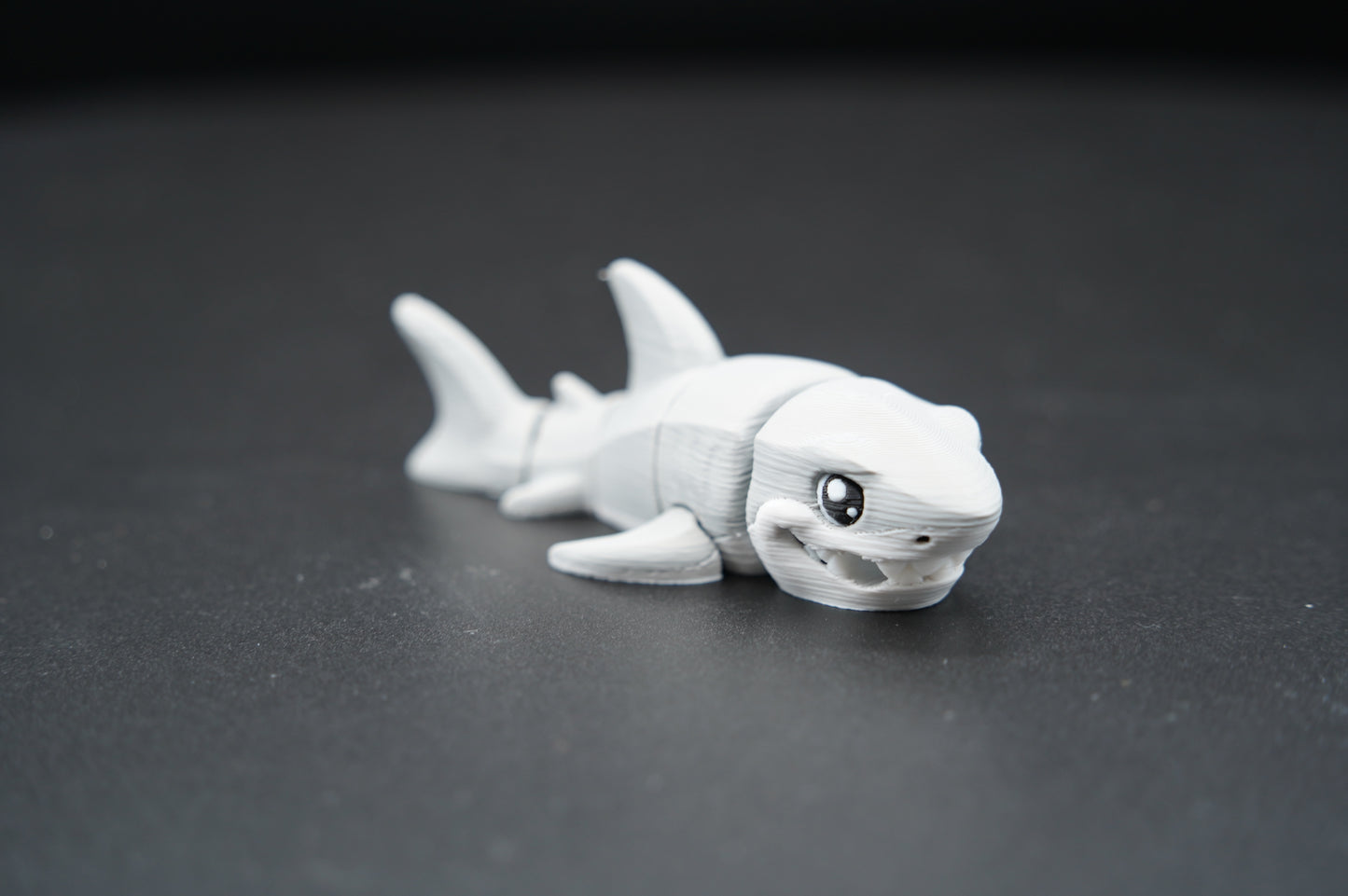 Mini Great White Shark – Articulated 3D Printed Shark (4” Long)