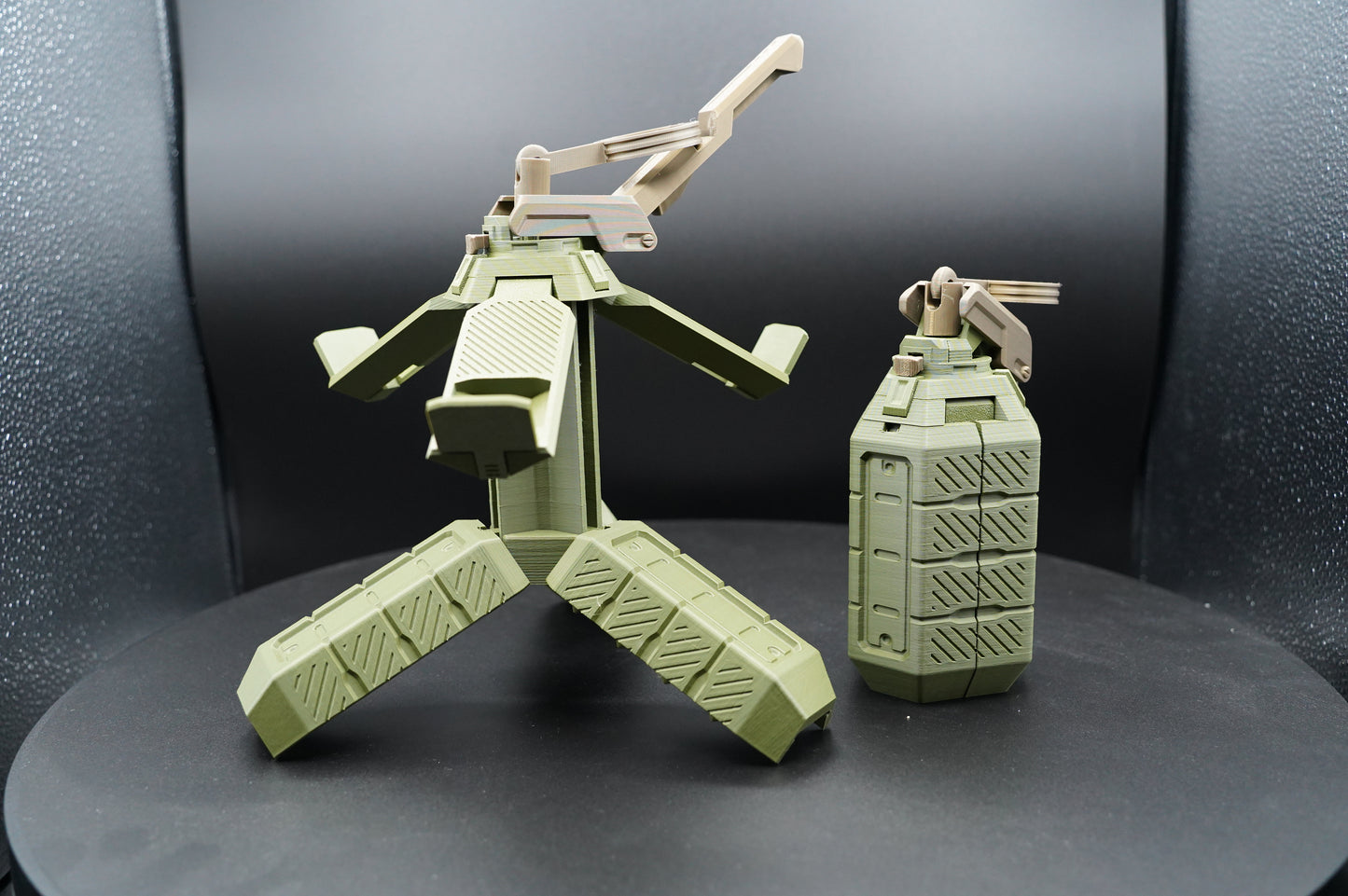 Grenade Game Controller Stand – 3D Printed Controller Holder (7" H × 4" W)