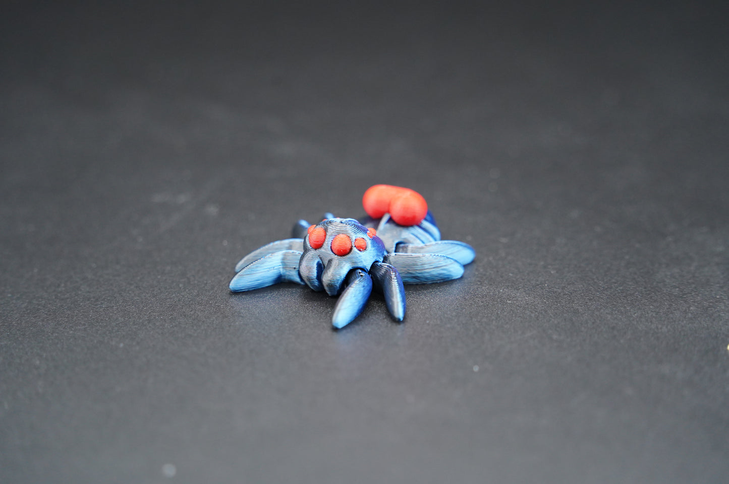 Tiny Heart Spider – Articulated 3D Printed Spider (2” × 0.5”)