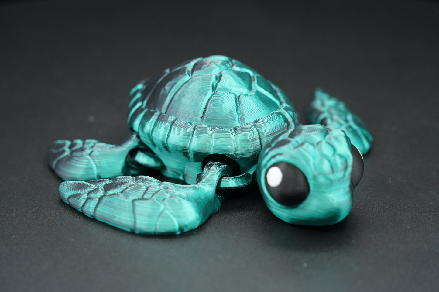 Sea Turtle – Articulated 3D Printed Sea Turtle (6" × 2")