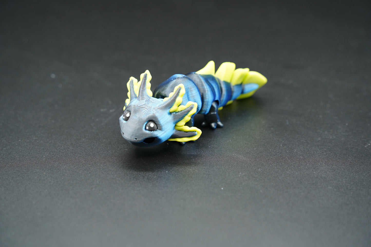 Tiny Axolotl – Articulated 3D Printed Axolotl (4.25” × 1”)