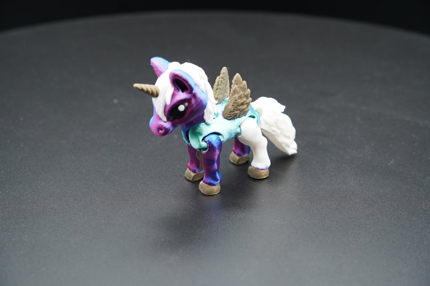 Tiny Alicorn – Articulated 3D Printed Alicorn (4.5" × 3")