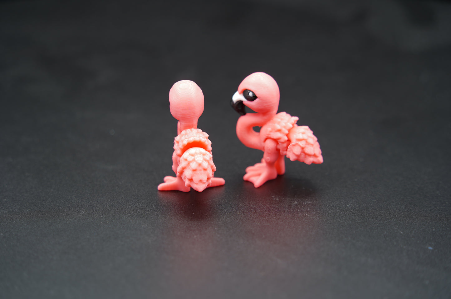Flamingo Hatchling – Articulated 3D Printed Bird (2" × 1.5")