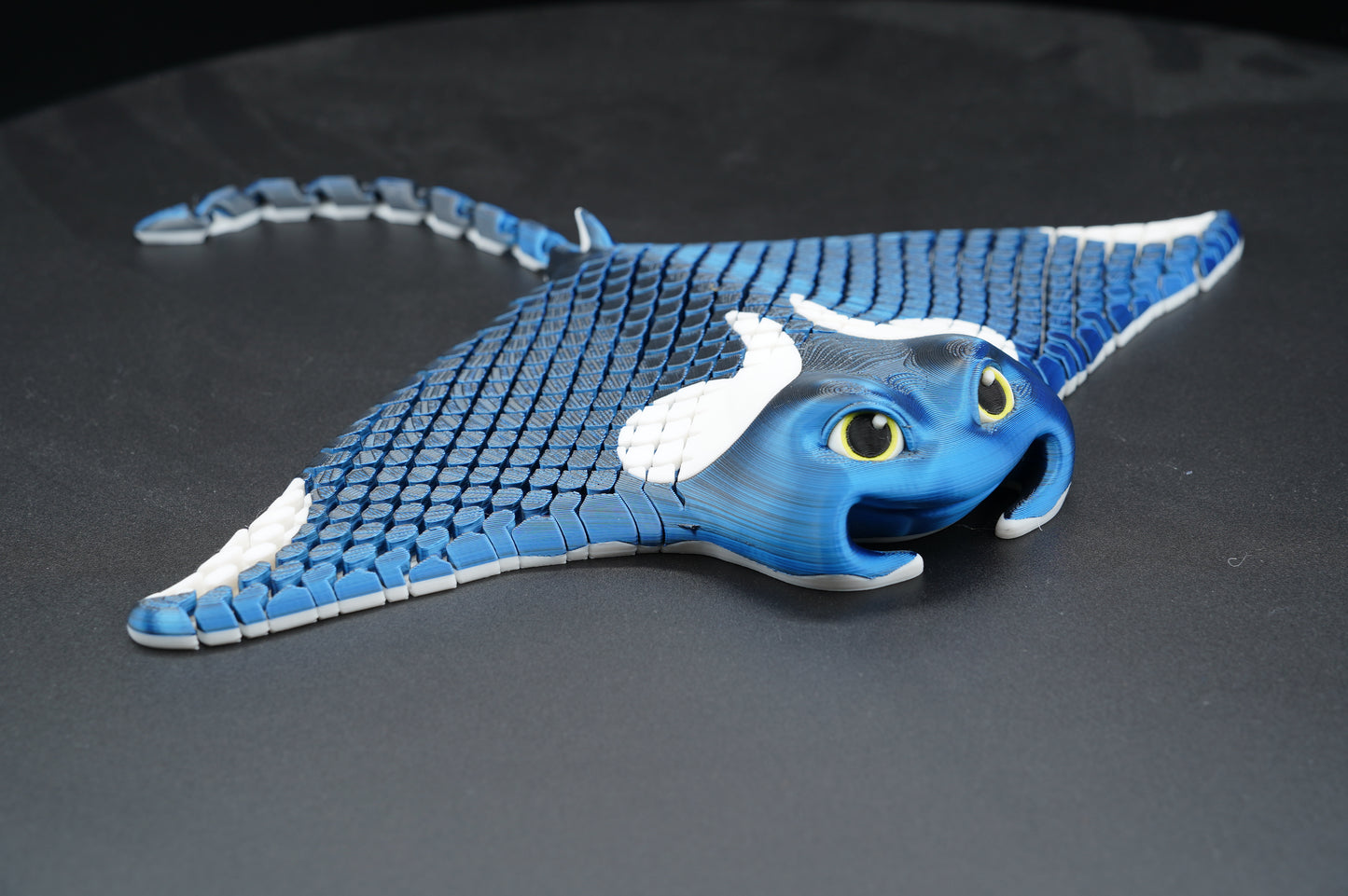Manta Ray – Articulated 3D Printed Animal (11.5" × 1.5")