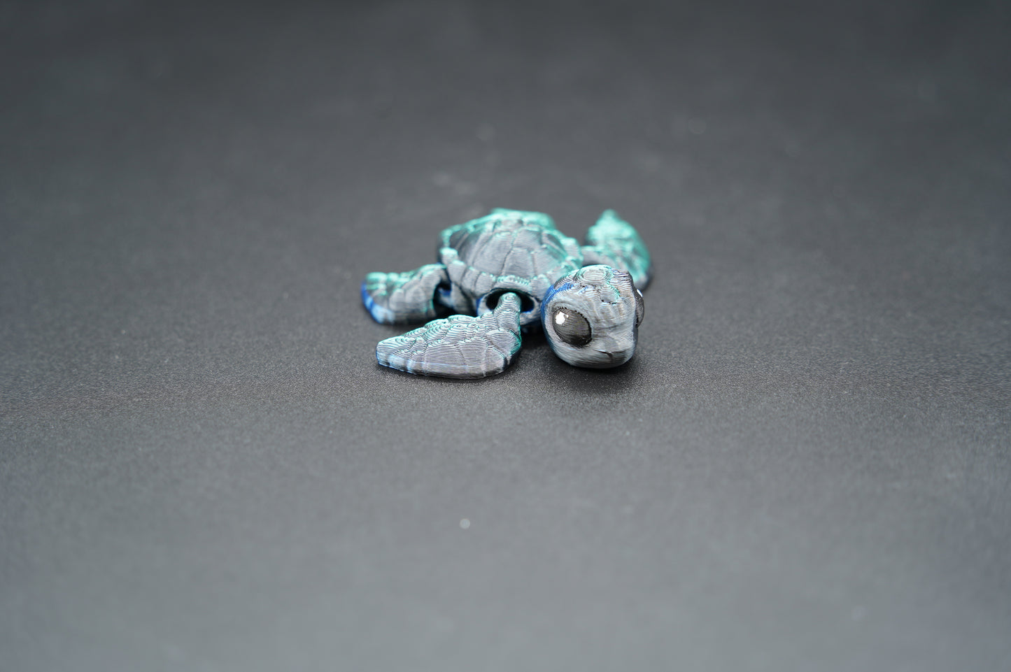 Sea Turtle Hatchling – Articulated 3D Printed Turtle (2” × 0.5”)
