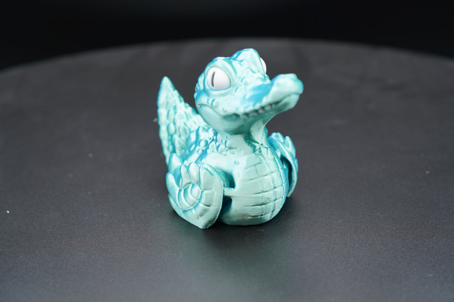 Quackodile – Articulated 3D Printed Animal (4" × 3.5")