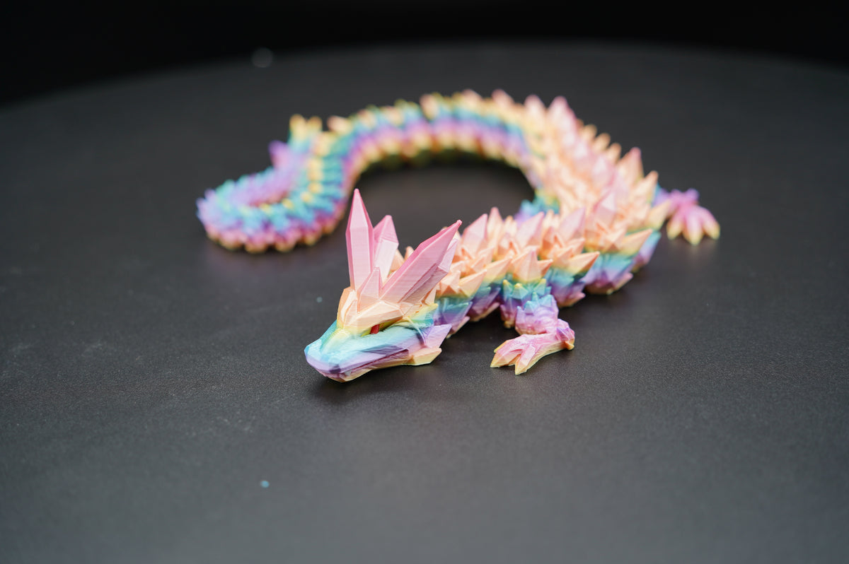 Crystal Dragon – Articulated Fantasy Figure (18”)