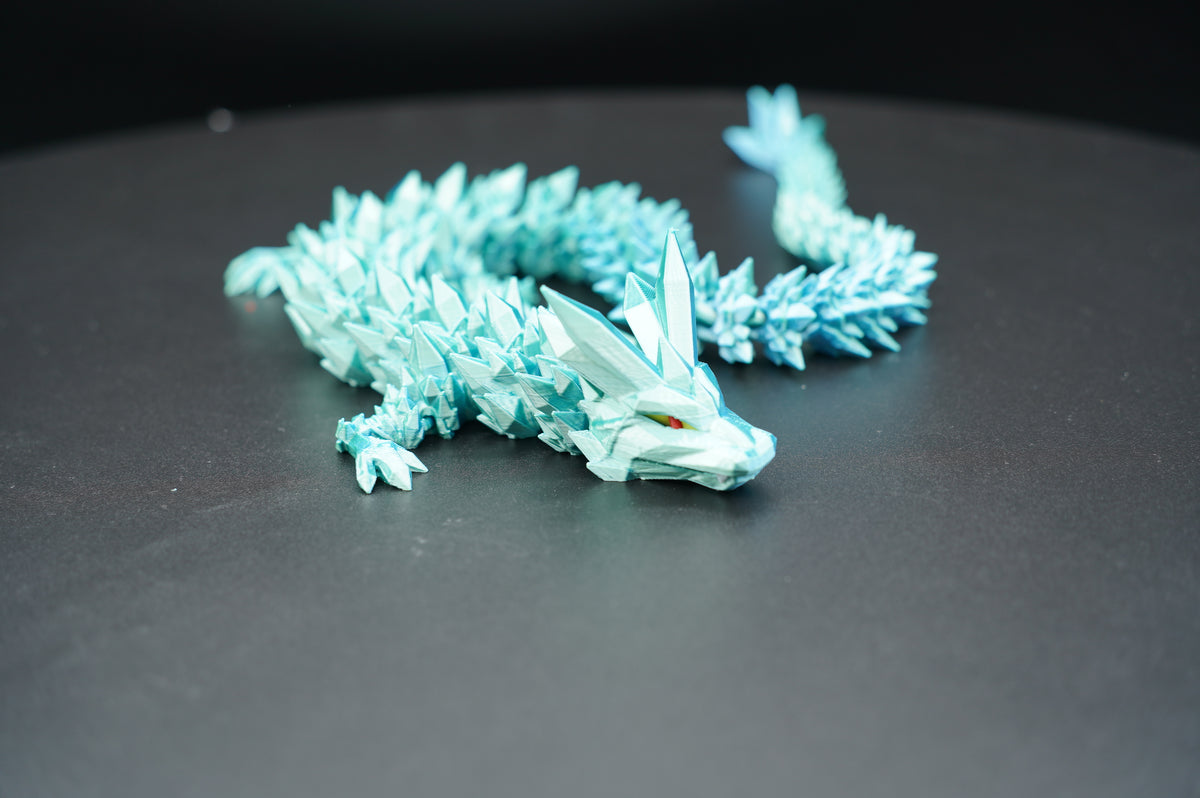 Crystal Dragon – Articulated Fantasy Figure (18”)