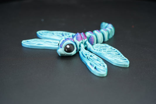 Small Dragon Fly – Articulated 3D Printed Insect (6.5" × 1")