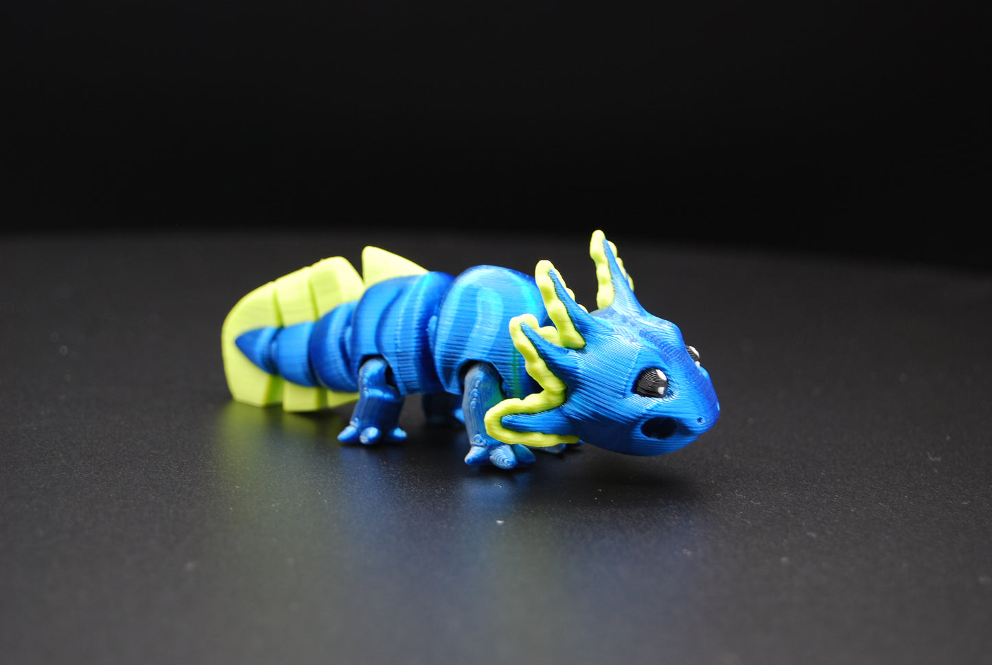 Tiny Axolotl – Articulated 3D Printed Axolotl (4.25” × 1”)