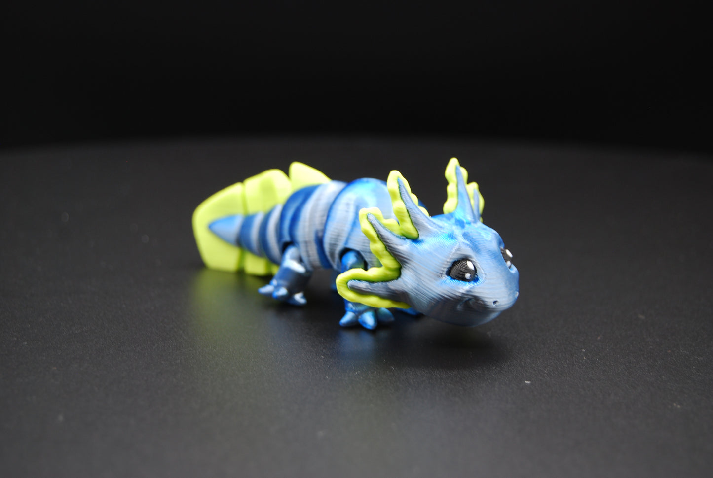 Tiny Axolotl – Articulated 3D Printed Axolotl (4.25” × 1”)
