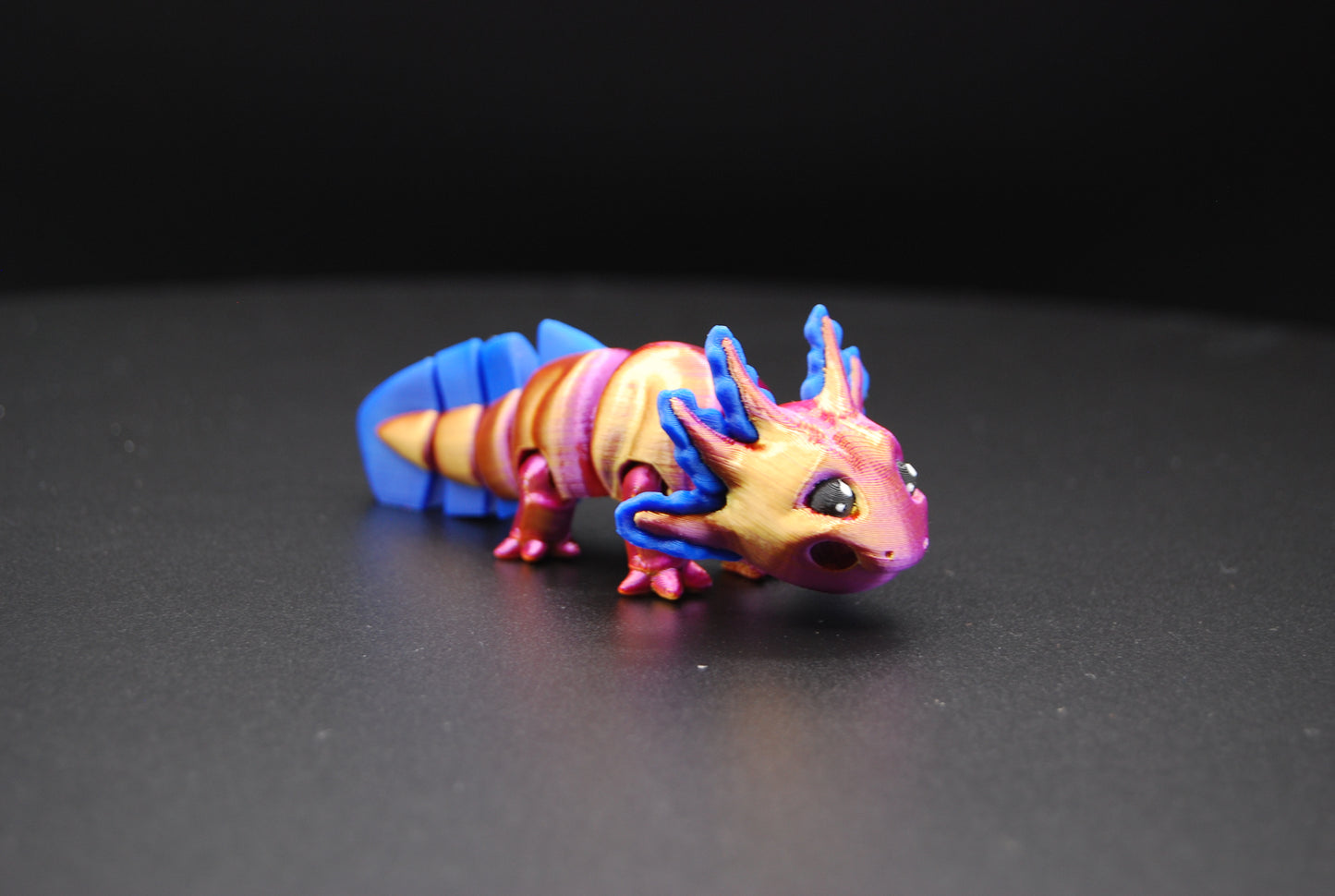Tiny Axolotl – Articulated 3D Printed Axolotl (4.25” × 1”)