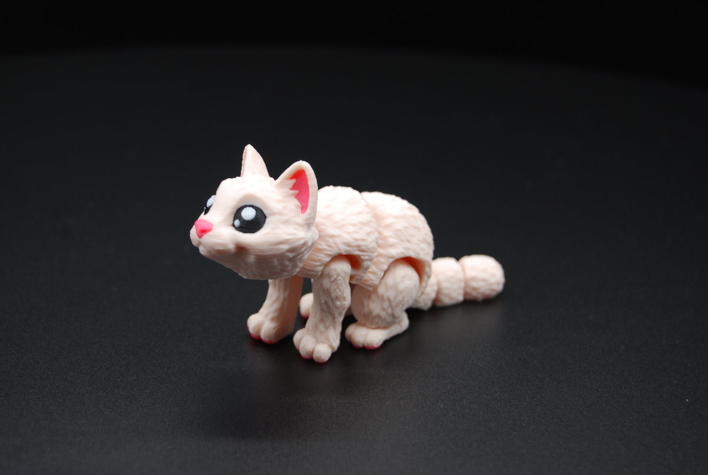 Mini Cat – Articulated 3D Printed Cat (4” × 1”)