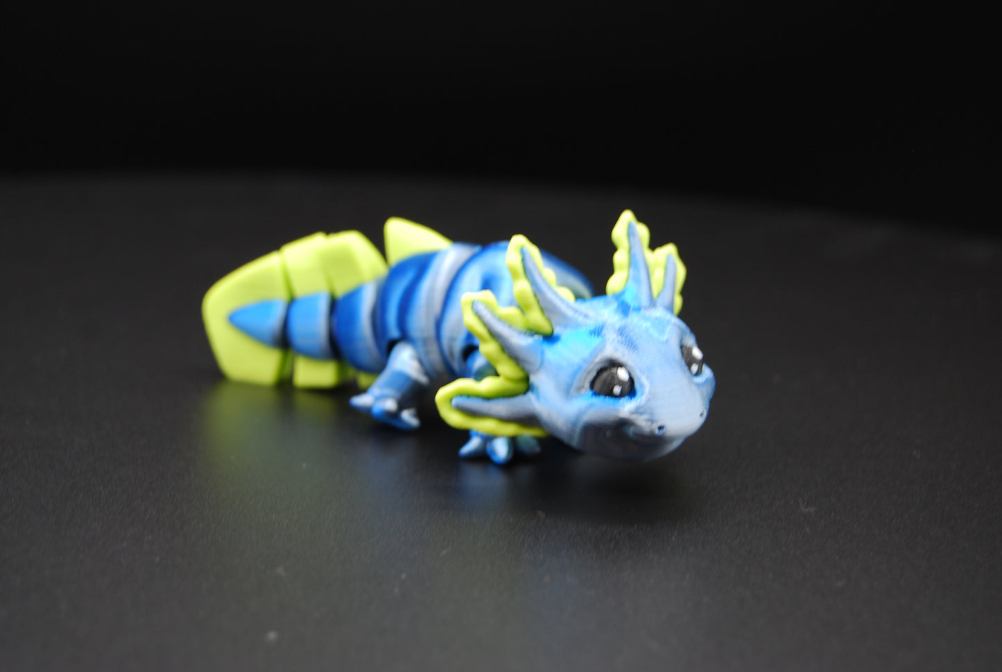 Tiny Axolotl – Articulated 3D Printed Axolotl (4.25” × 1”)