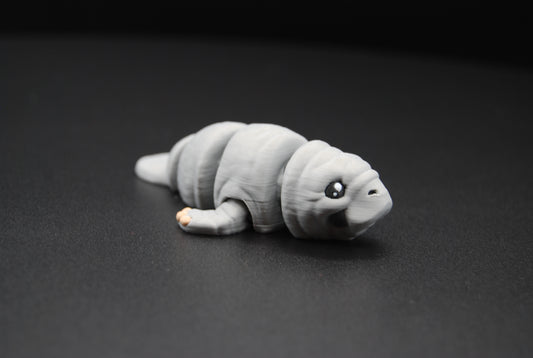 Mini Manatee – Articulated 3D Printed Manatee (3.75” × 1”)