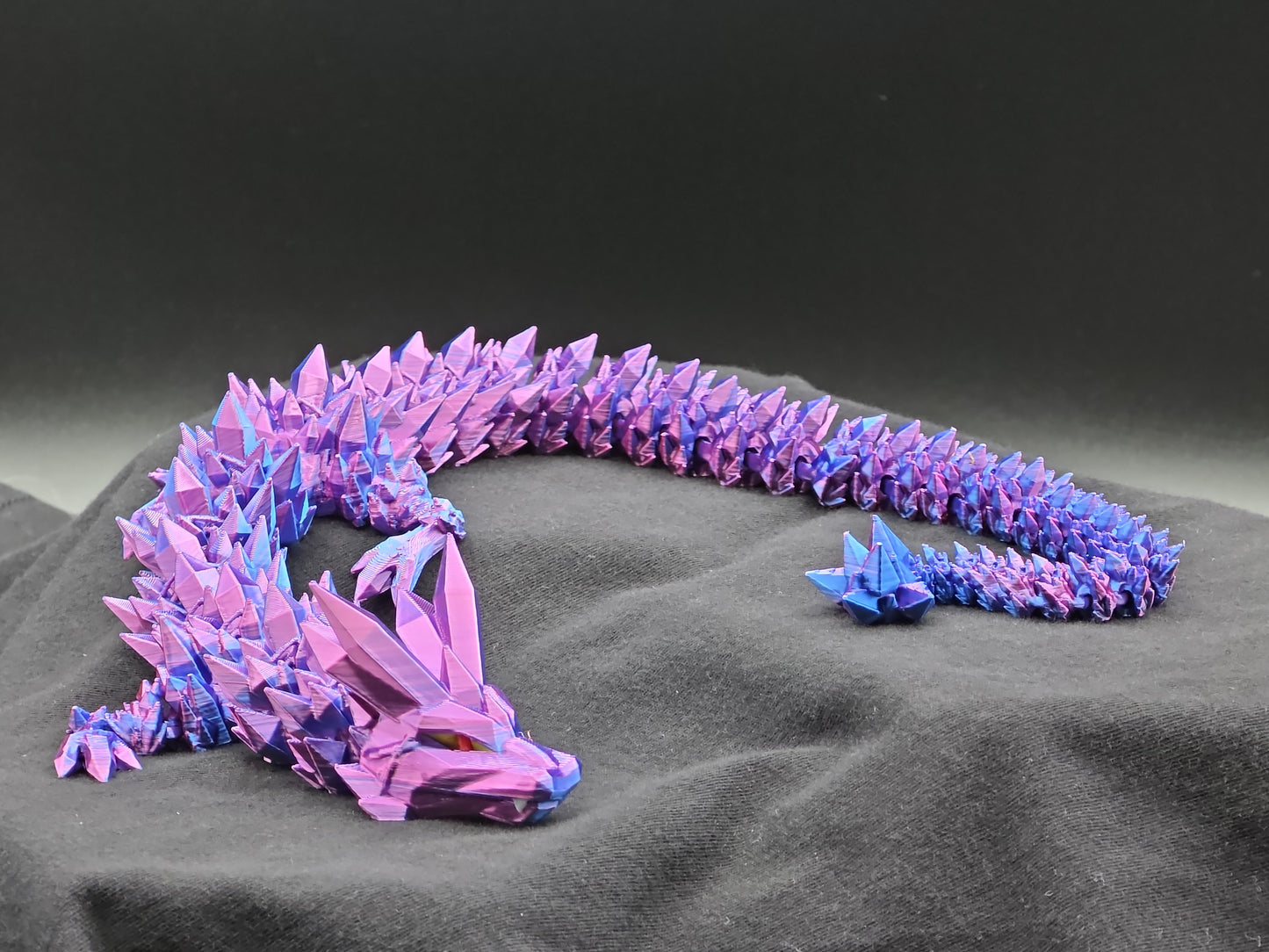 Crystal Dragon – Articulated Fantasy Figure (18”)