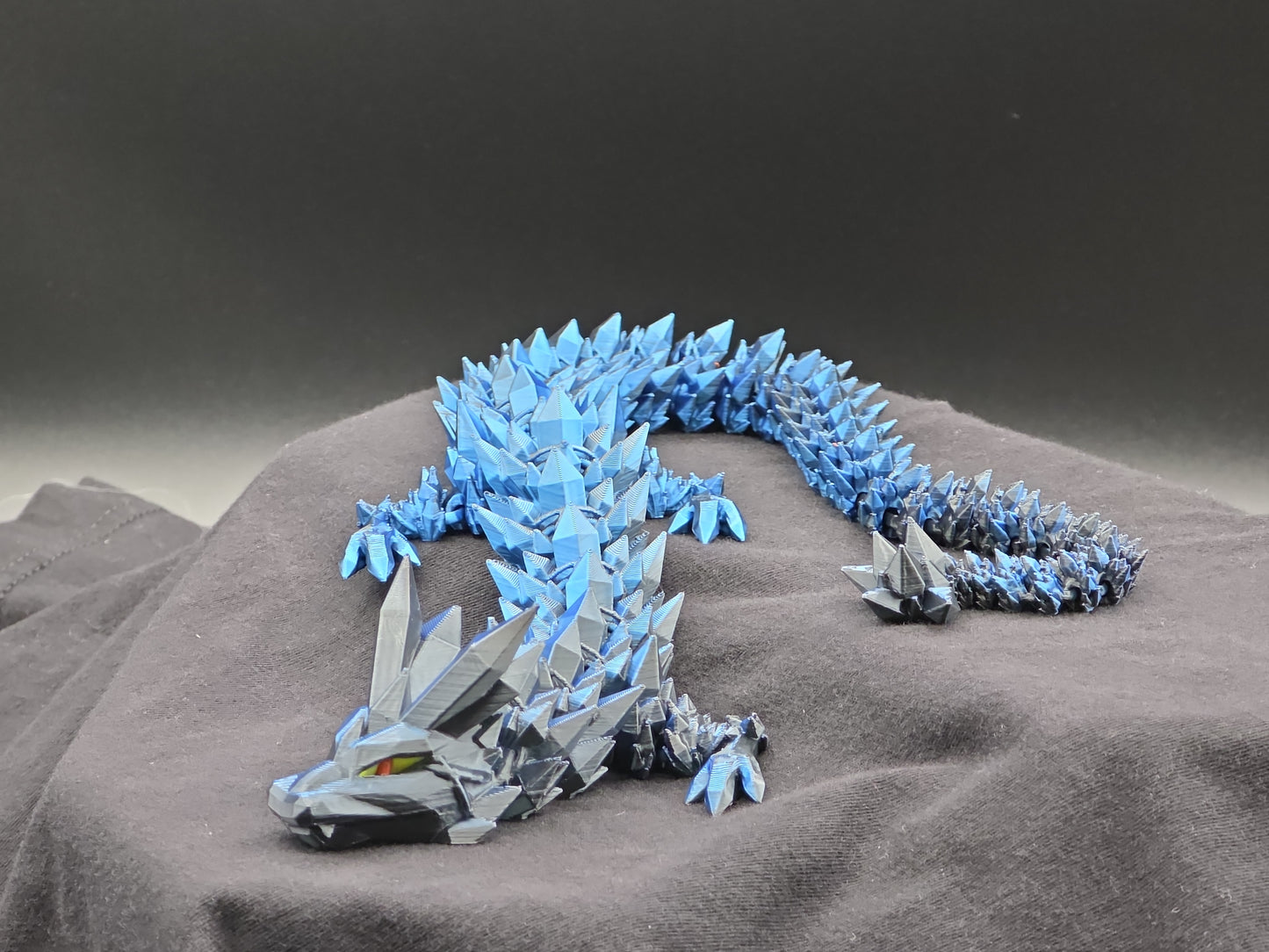 Crystal Dragon – Articulated Fantasy Figure (18”)
