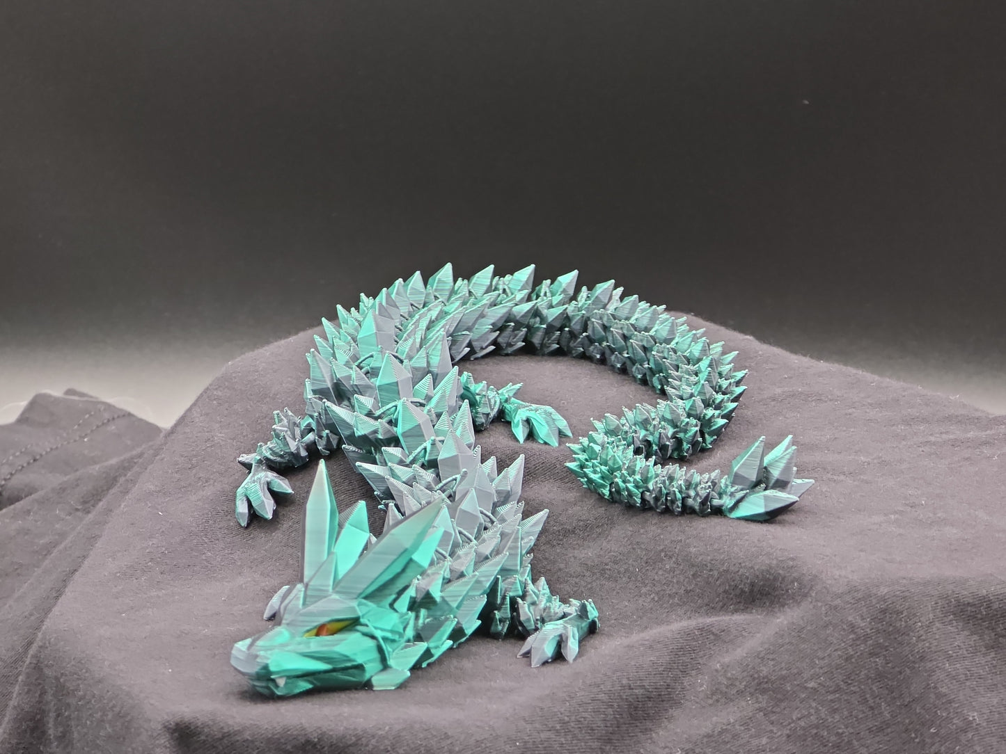 Crystal Dragon – Articulated Fantasy Figure (18”)