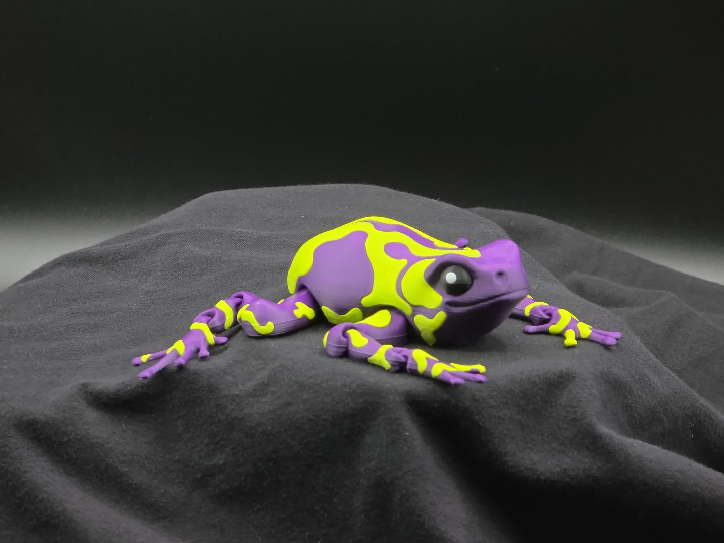 Articulated Poison Dart Frog – 3D Printed Poseable Frog (5” Long)