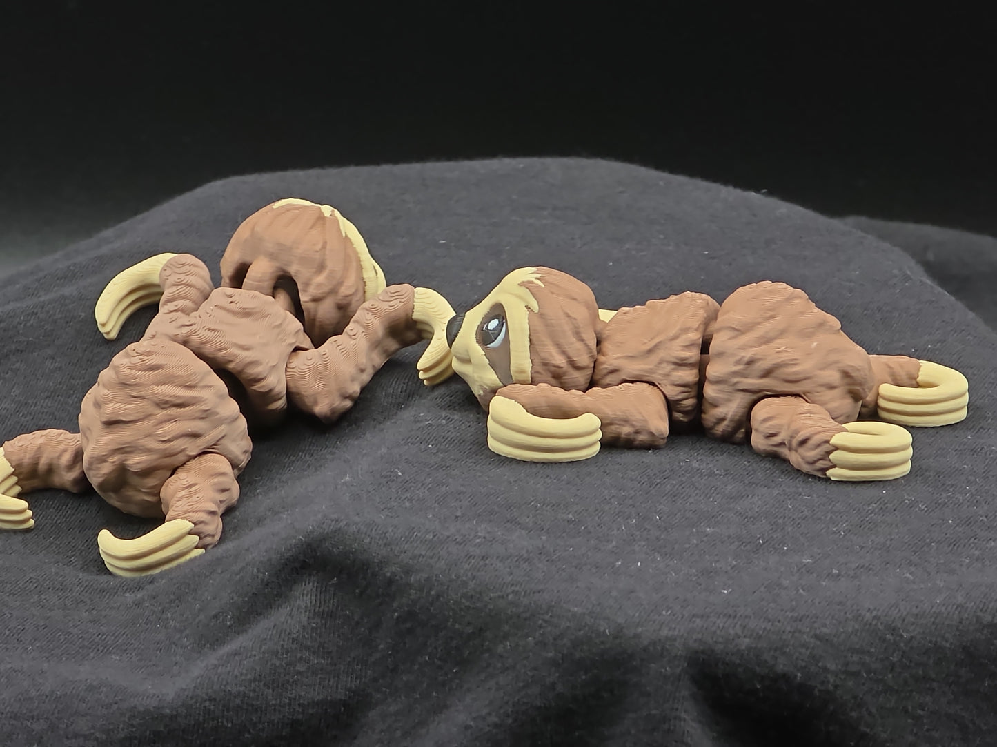 Mini Articulated Sloth – 3D Printed Poseable Sloth (3” Long)