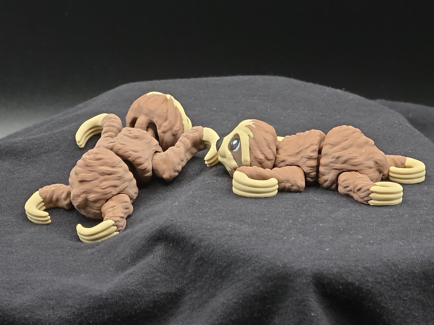 Mini Articulated Sloth – 3D Printed Poseable Sloth (3” Long)
