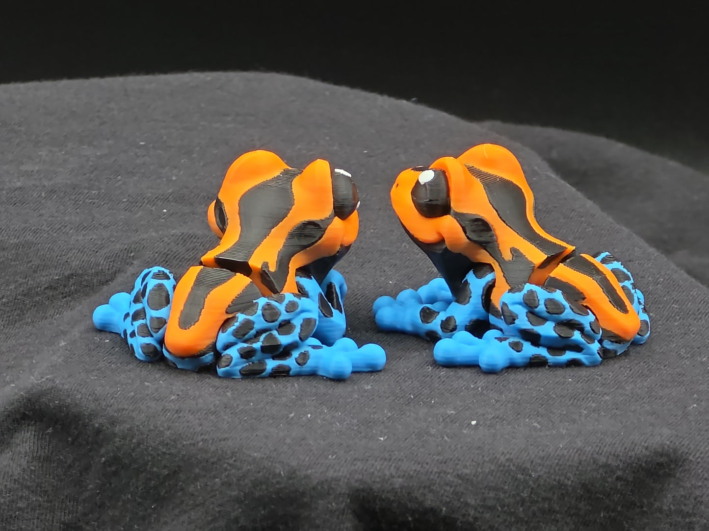 Mini Articulated Frog – 3D Printed Poseable Frog (2.5” Long)