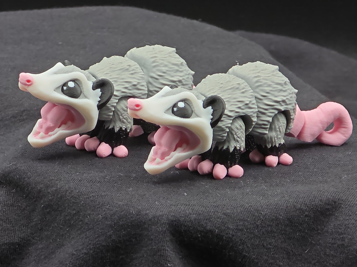 Mini Articulated Opossum – 3D Printed Poseable Opossum (4” Long)