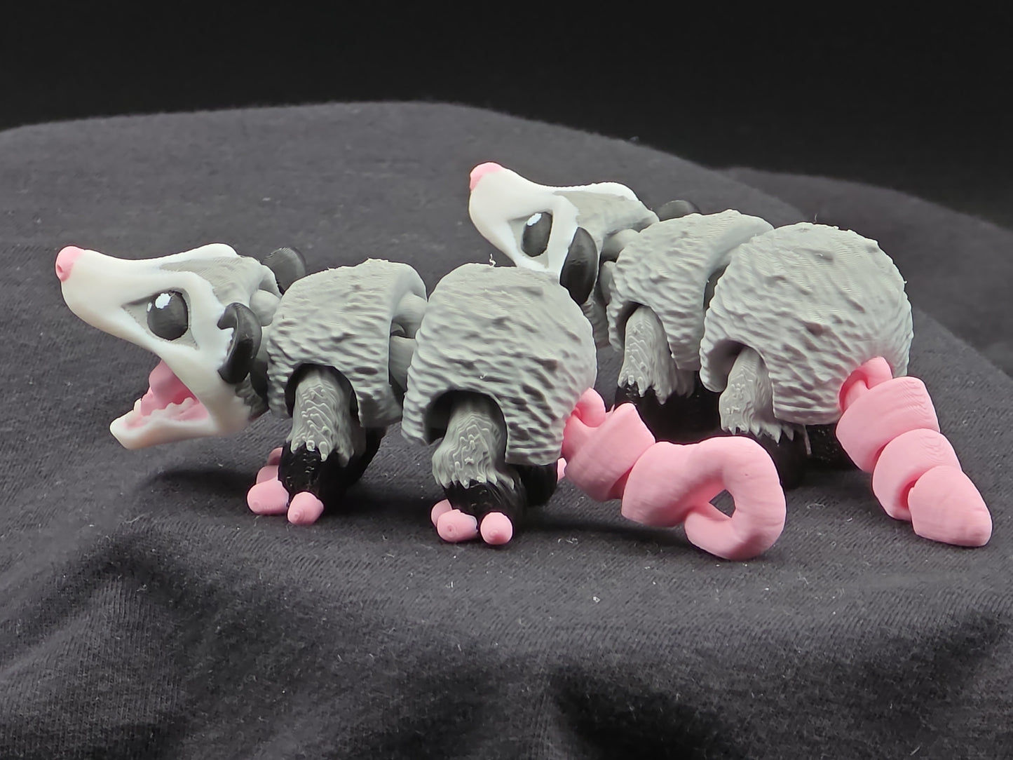 Mini Articulated Opossum – 3D Printed Poseable Opossum (4” Long)