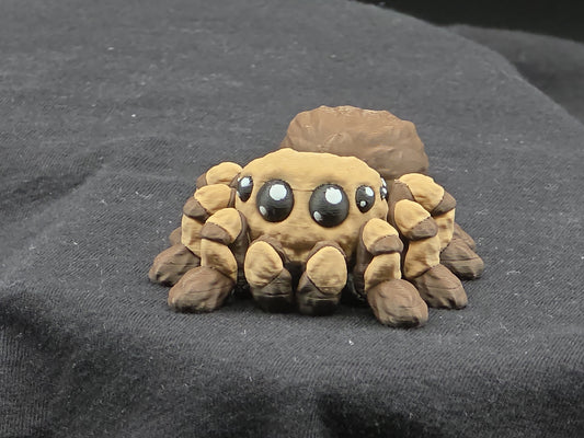 Mini Articulated Spider – 3D Printed Poseable Spider (3” Wide)