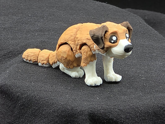Mini Articulated Dog – 3D Printed Poseable Dog (4” Long)